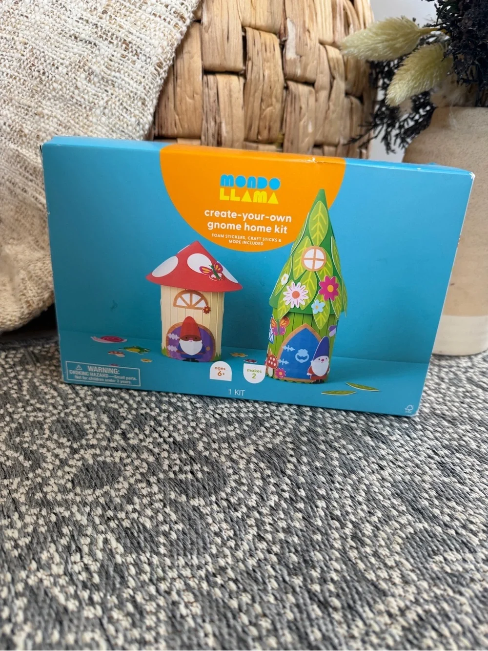 New Mondo Llama Kids Create-Your-Own Gnome Home Kit - Ages 6+